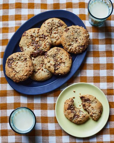 Philip Khoury’s recipe for hazelnut and toasted vanilla bueno cookies