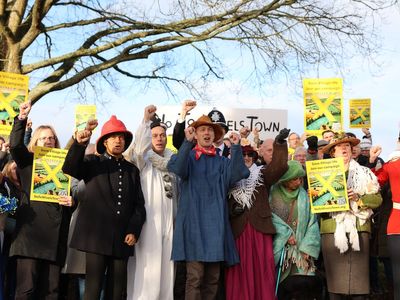 Protesters hit out at plan for village that inspired BBC TV show