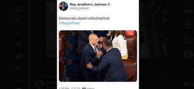 Democrat Congressman Quickly Deletes Post Supporting Hakeem Jeffries With Picture Of Different Black Lawmaker