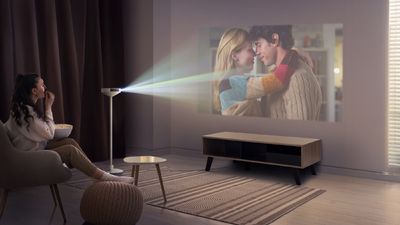 LG kicks off CES 2025 weirdness with a lamp that doubles as a projector