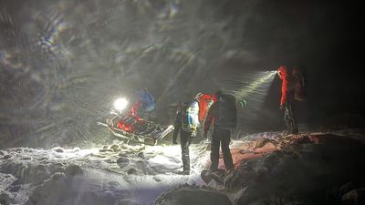 Three hillwalkers rescued after walking through blizzard in freezing temperatures