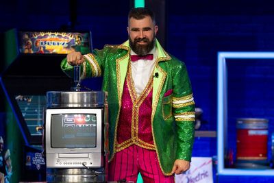 Here's Kelce! Retired Eagles great Jason Kelce tries his hand as a late-night television show host