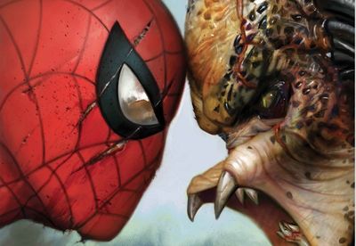 Peter Parker battles a rogue alien hunter in Marvel's 'Predator vs. Spider-Man'