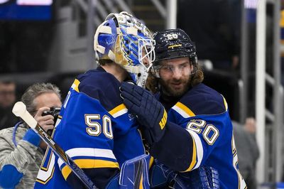 Blues left winger Brandon Saad records third career hat trick