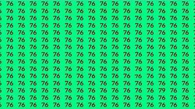 Optical illusion: Can you spot the odd number in this image?