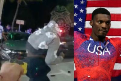 US Olympic track star is tased and arrested after confrontation with police: Lawyer says cops ‘overreacted’