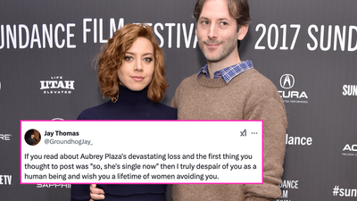 Fans Call Out Trolls For Joking About Aubrey Plaza’s Relationship Status After Her Husband’s Death