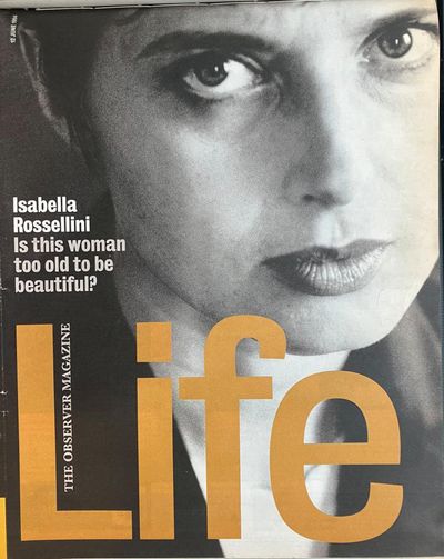 At 41, was Isabella Rossellini too old to be beautiful in 1994?