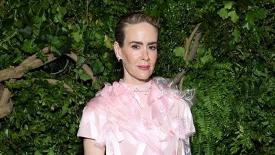 Sarah Paulson's tiny white kitchen is an intelligent way to make the most of a small space – it is one the best I've seen