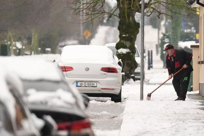 Status orange weather warnings remain in place for 11 counties in Ireland