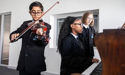 Banging the drum for music education: the UK school run with an orchestra