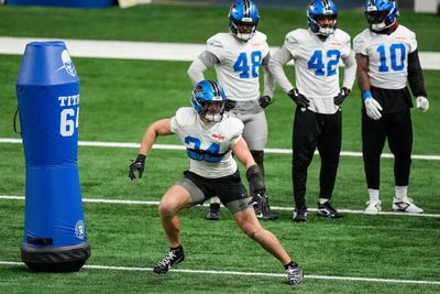 Is Alex Anzalone playing today against the Vikings? Injury updates for Lions LB