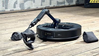 This new robot vacuum has a robotic arm that can pick up your socks