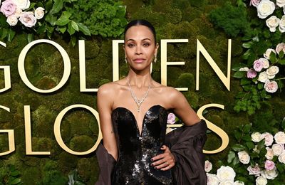 Golden Globe Awards: Zoe Saldana pays tribute to fellow nominees in tearful speech