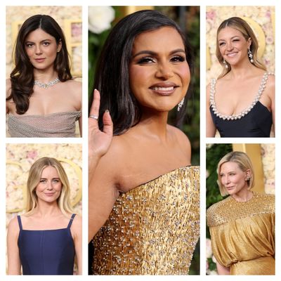 The Best Beauty Looks at the 2025 Golden Globes Are Anything But Subtle