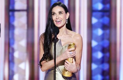 Golden Globe Awards: Demi Moore delivers powerful speech after being dismissed as a 'popcorn actress'