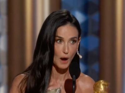 Demi Moore shares emotional career revelation in rousing Golden Globes acceptance speech