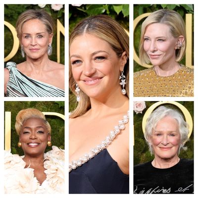 Gray Hair Was the Hottest Accessory at the 2025 Golden Globes