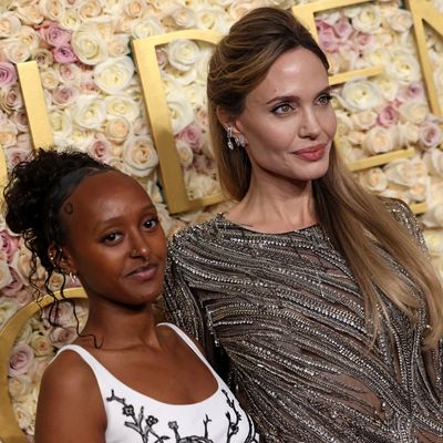 Angelina Jolie and Daughter Zahara Enjoy Mother-Daughter Night at Golden Globes After Divorce Finalized