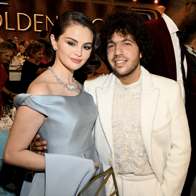 Selena Gomez and Benny Blanco Look Like "Cinderella" and Prince Charming at the 2025 Golden Globes