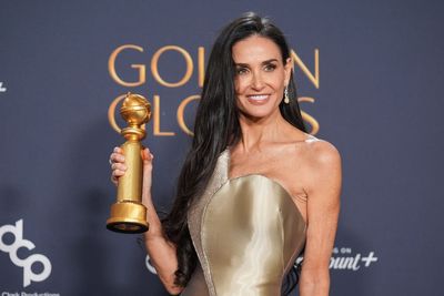 Demi Moore’s daughters react to actress’s first Golden Globes win