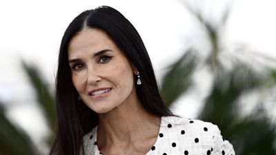 Demi Moore's patterned sofa is the 'ultimate focal piece' in her neutral living space – it signals a shift in how we're decorating for 2025