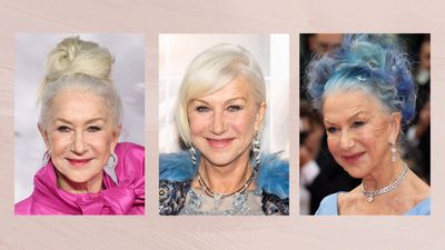 Dame Helen Mirren's best beauty looks from over the years, from her viral blue hair to classic red carpet makeup