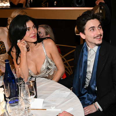 Timothée Chalamet and Kylie Jenner's surprising PDA at the Golden Globes is going viral