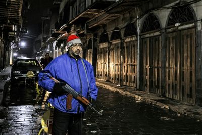 'Protect Our People': Armed Syrian Volunteers Watch Over Damascus