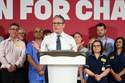 Starmer pledges to fight for NHS ‘day and night’ as PM says health service is ‘cornerstone of Britain’