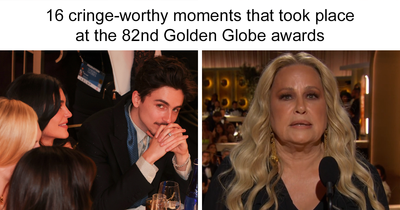 16 Cringe Moments That Took Place At The 2025 Golden Globes