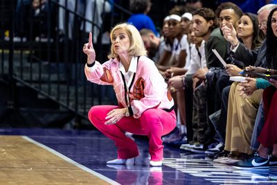 LSU’s annual ‘Dress like Kim Mulkey’ night for fans was wonderfully on-brand