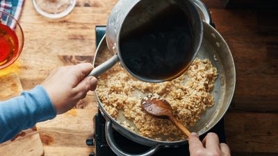 Here's how I would make this low-calorie risotto recipe even tastier—and still keep it under 400 calories