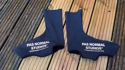 Pas Normal Studios Logo Light Overshoes review: a well-designed, water-resistant shoe cover that shouts its name loud and proud