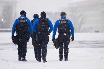 Police, snow descend on eerily quiet Capitol Hill for Jan. 6 electoral count - Roll Call