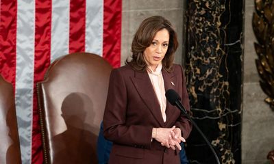 Four years after mob violence, Kamala Harris hands power – peacefully – to Trump