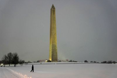 Can Washington handle two weeks of high-security pomp along with a heavy burst of snow?