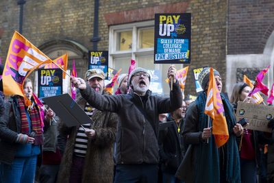 Sixth form college teachers to stage three more days of strikes in pay dispute