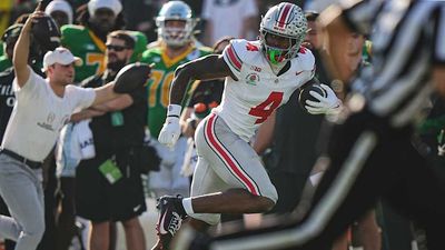 Ohio State WR Jeremiah Smith Having a Carmelo Anthony Breakout Moment in CFP