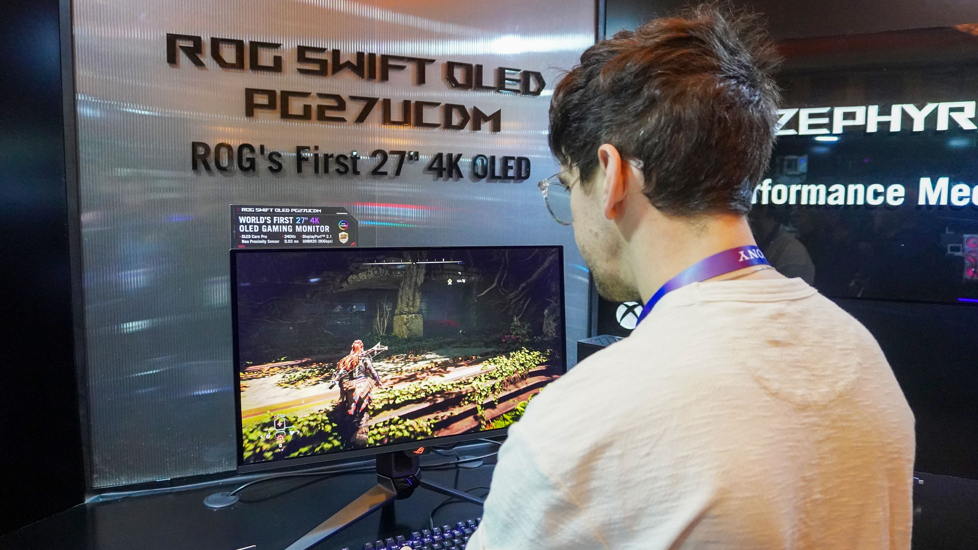 I went eyes-on with the world’s first 4K OLED gaming…