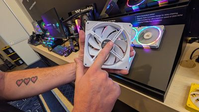 Thermaltake's new case fan has built-in temperature sensor to help adjust its speed