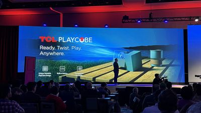 TCL Playcube is a portable projector with a twist