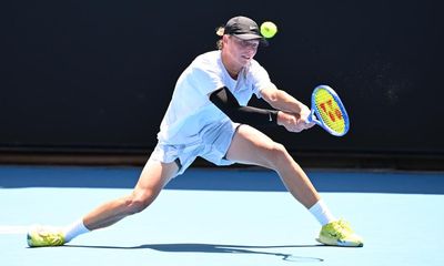 Cruz Hewitt crashes out of Australian Open qualifying in front of packed-out crowd