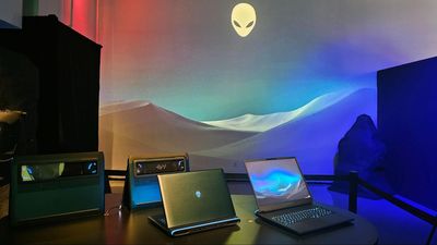 New Alienware Area-51 laptops have a Gorilla Glass window, color-shifting paint job