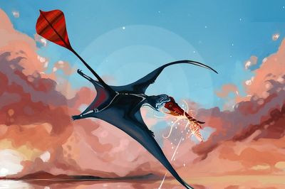 Large ‘tail vanes’ enabled pterosaurs to take to the air, scientists announce