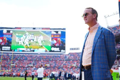 Peyton Manning was in attendance to watch his Broncos prediction come true