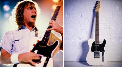 “Personally owned and used by one of Britain’s most favoured of all rock ‘n’ roll guitarists”: One of Status Quo legend Rick Parfitt’s stage-played Fender Telecasters is up for sale