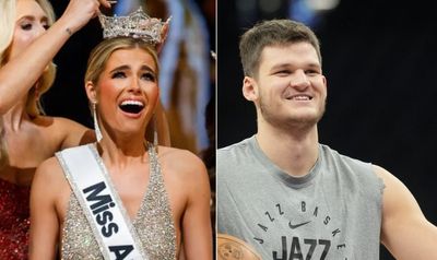 Walker Kessler had the best reaction to girlfriend Abbie Stockard winning Miss America 2025