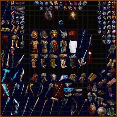 Path of Exile player casually posts mind-blowing collection of ultra-rare and out-of-print items, including a ring there's only 4 copies of in the world