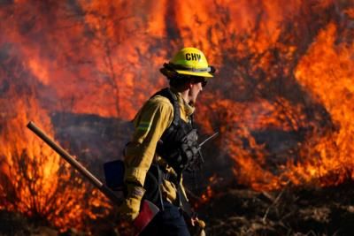 Southern California Fire Forces Evacuations And Power Outages